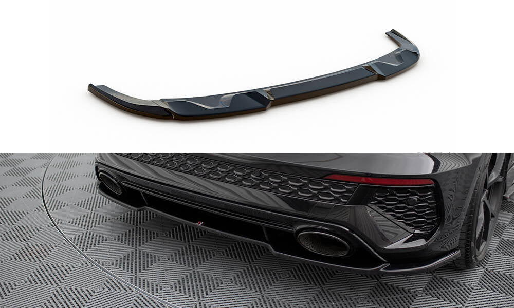 Maxton Design Heckansatz Audi RS3 Sportback 8Y schwarz Hochglanz für Audi A3