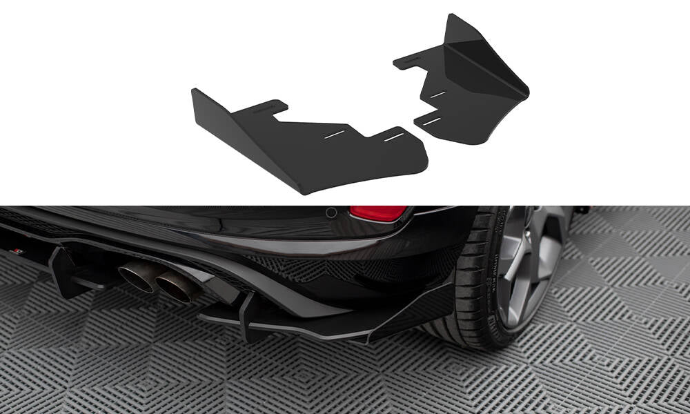 Maxton Design Seitenschweller Flaps passend für Ford Fiesta Mk8 ST schwarz Hochglanz