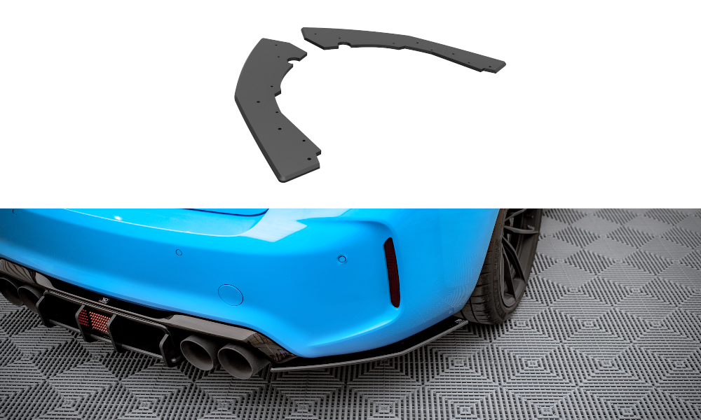 Maxton Design Street Pro Heck Ansatz Flaps Diffusor passend für BMW M2 F87