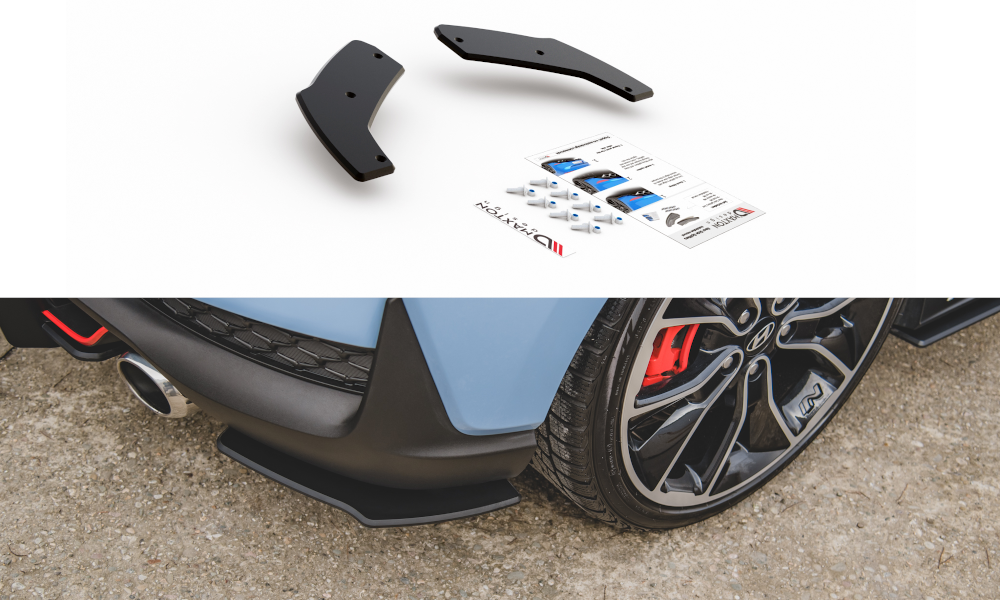 Maxton Design Street Pro Heck Ansatz Flaps Diffusor passend für Hyundai I30 N Mk3 Hatchback