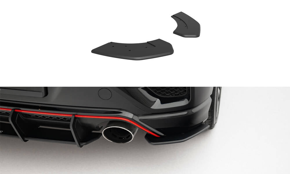 Maxton Design Street Pro Heck Ansatz Flaps Diffusor passend für Hyundai Veloster N Mk2