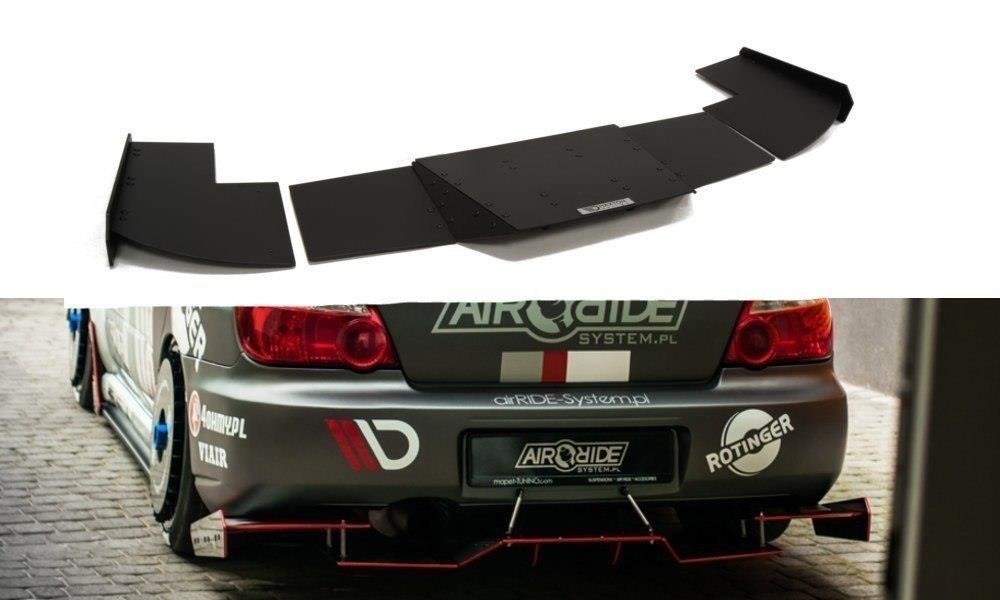 Maxton Design Diffusor Heck Ansatz passend für Heckschürze passend für Subaru Impreza WRX STI (BLOBEYE)
