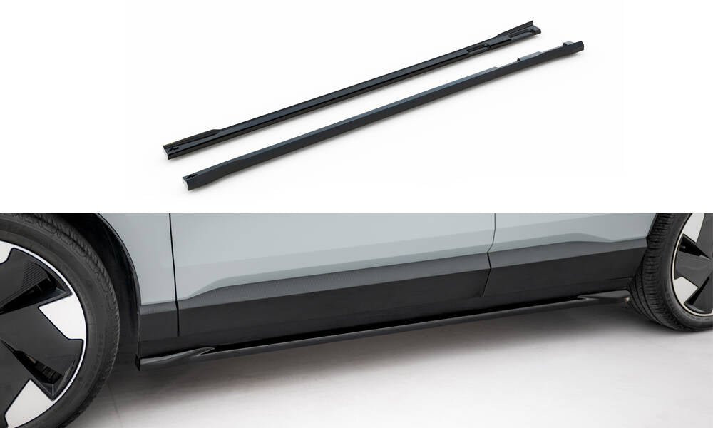 Maxton Design Street+ Seitenschweller Leisten passend für Volvo EX30 Mk1 schwarz Hochglanz