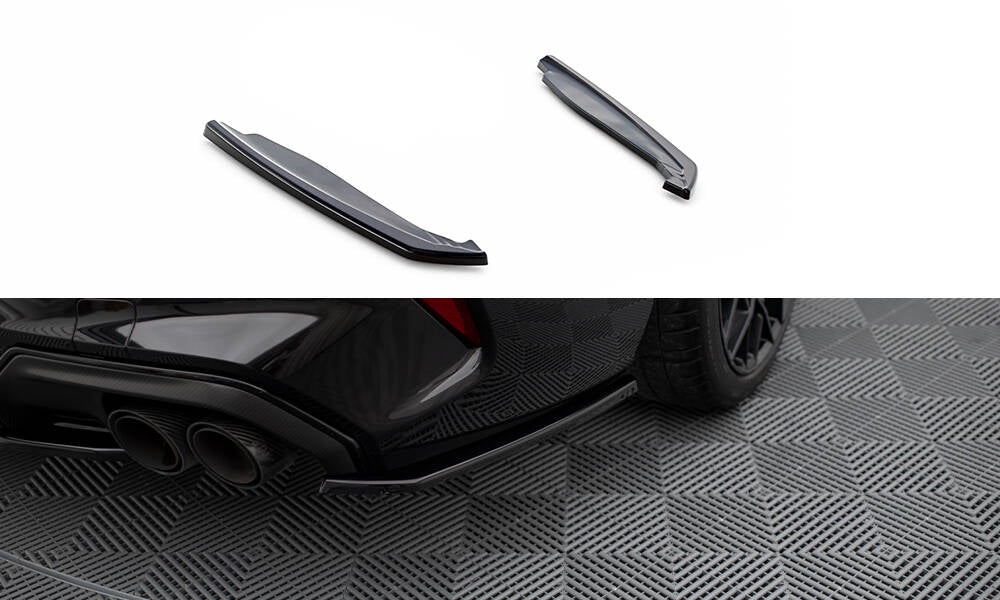 Maxton Design Heck Ansatz Flaps Diffusor V.2 passend für BMW M8 Gran Coupe F93 schwarz Hochglanz