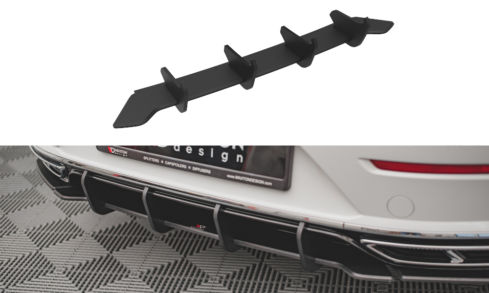 Maxton Design Street Pro Heckschürze passend für VW Arteon Limousine / Shooting Brake R-Line Mk1 Facelift