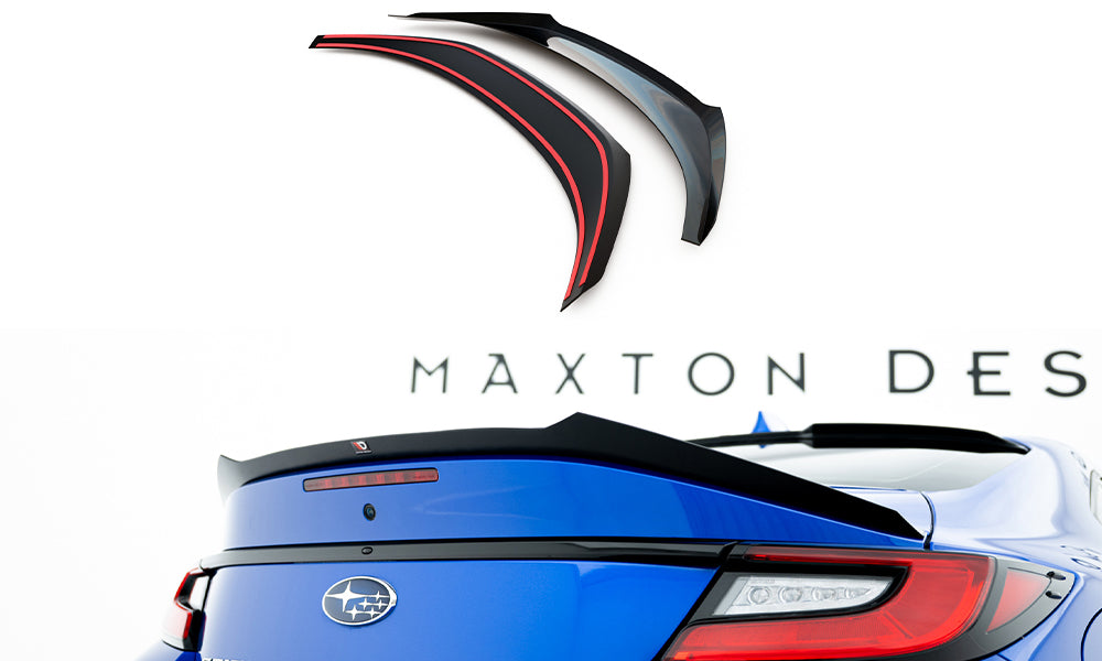 Maxton Design Spoiler CAP passend für Subaru BRZ Mk2 schwarz Hochglanz