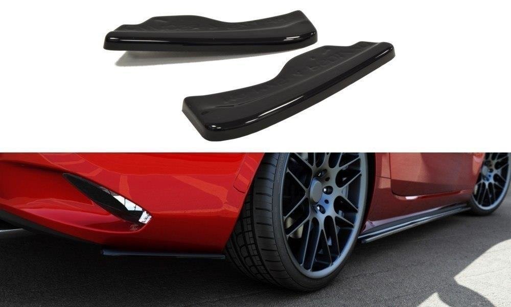 Maxton Design Heck Ansatz Flaps Diffusor passend für Mazda MX-5 ND (Mk4) schwarz Hochglanz