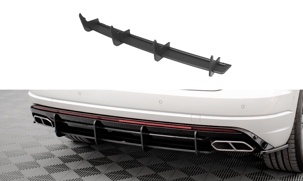 Maxton Design Street Pro Heckschürze passend für VW Touareg R-Line Mk3