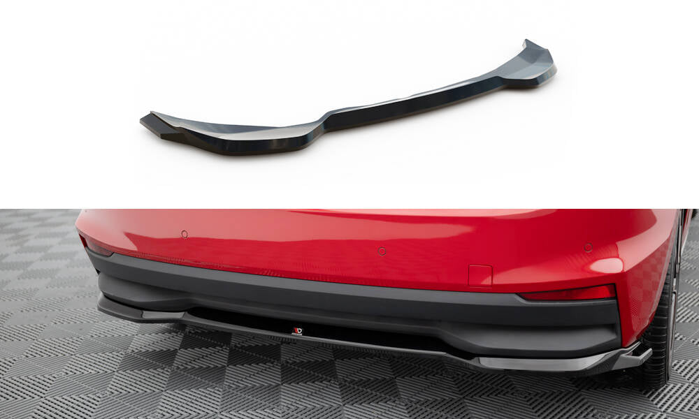 Maxton Design Heckansatz Skoda Fabia Mk4 schwarz Hochglanz für Skoda Fabia Standard