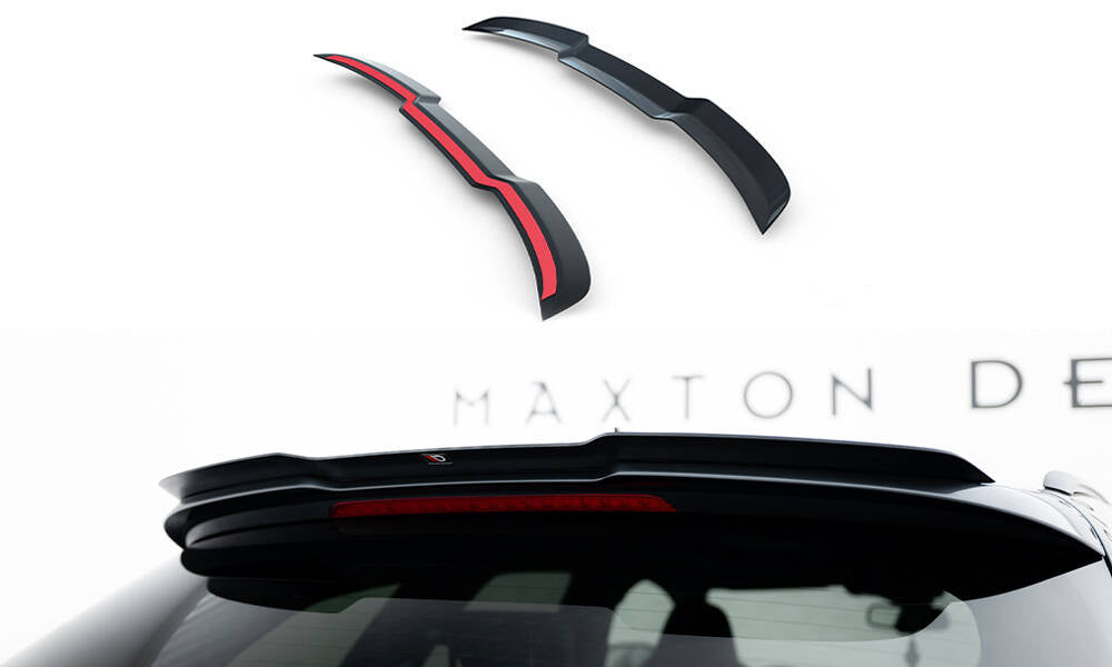 Maxton Design Spoiler CAP passend für Audi A6 S-Line / S6 Avant C7 / C7 Facelift schwarz Hochglanz