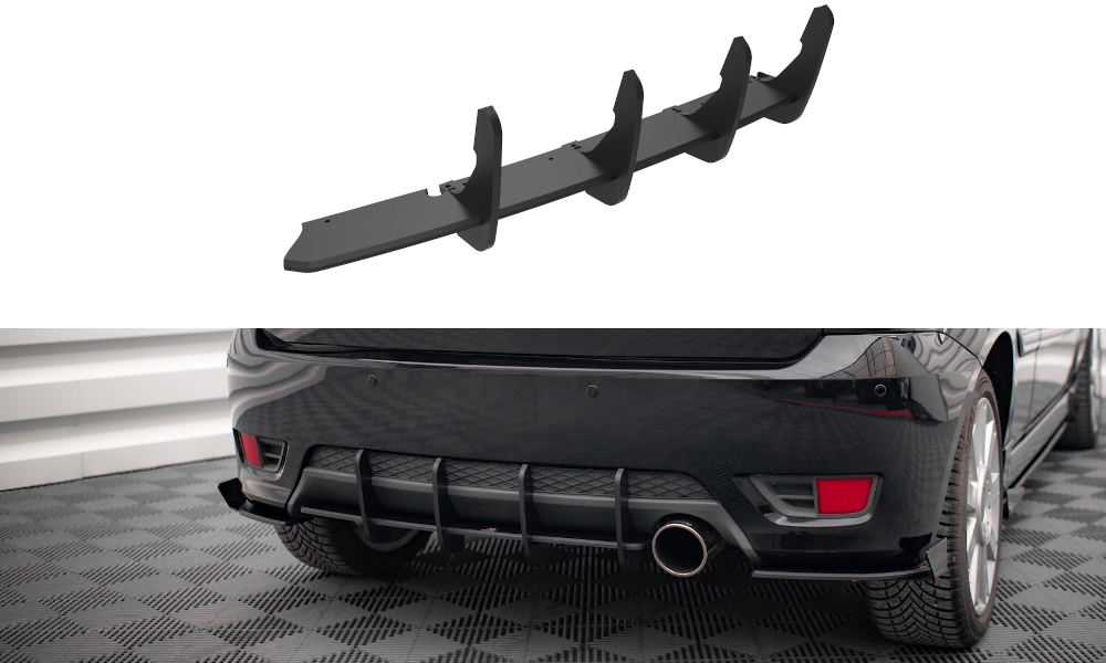 Maxton Design Street Pro Heckschürze passend für Ford Fiesta ST Mk6