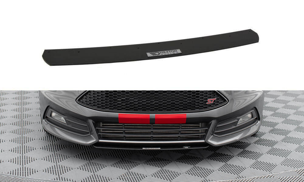 Maxton Design Sport Street+ Spoilerlippe Front Ansatz V.3 passend für Ford Focus ST Mk3 FL