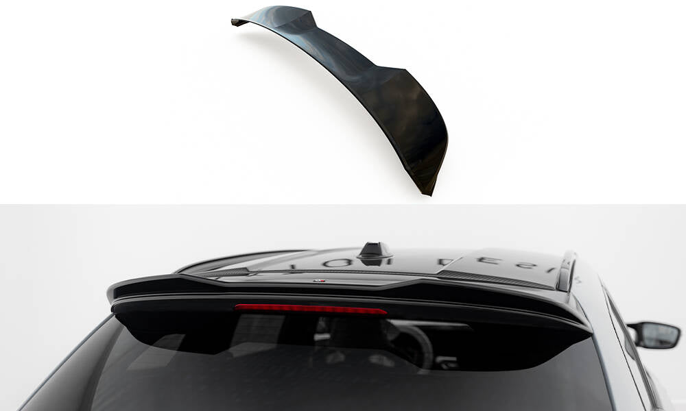 Maxton Design Spoiler CAP 3D passend für BMW 3er Standard / M340 / M-Paket / M3 Touring G21 / G81 schwarz Hochglanz