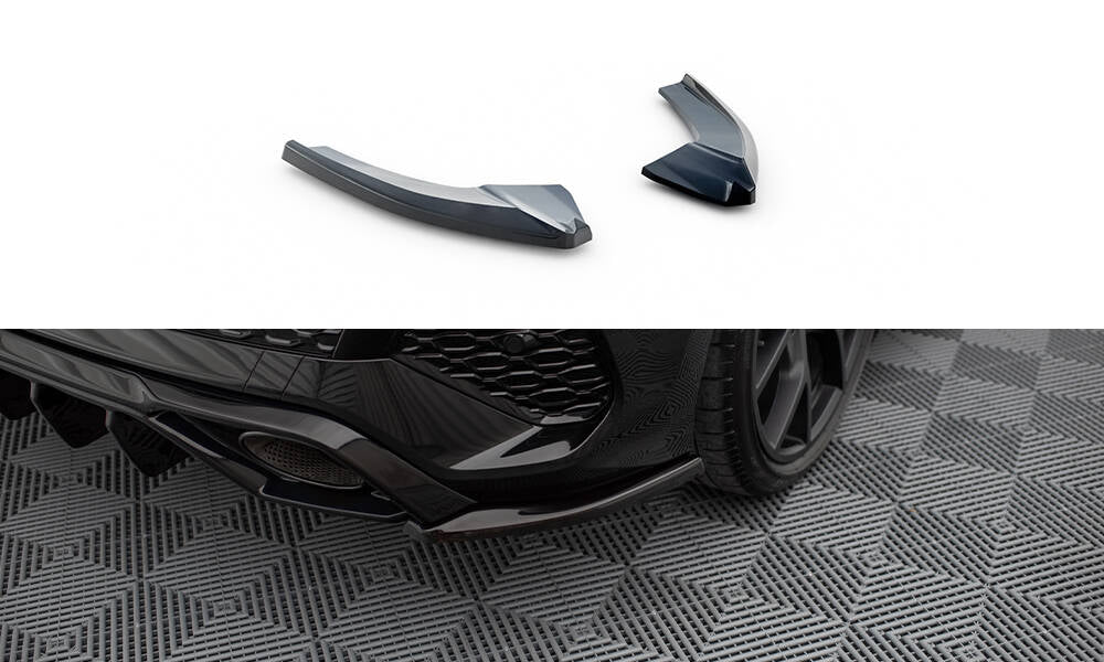Maxton Design Heck Ansatz Flaps Diffusor V.2 passend für Audi RS3 Sportback 8Y schwarz Hochglanz