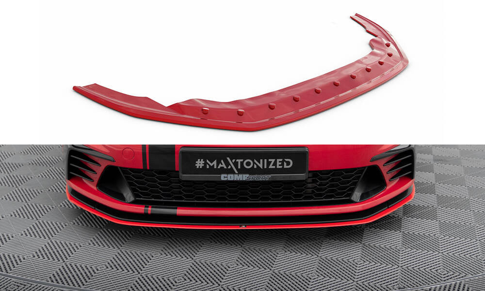 Maxton Design Street+ Spoilerlippe Front Ansatz passend für VW Golf GTI Clubsport Mk7