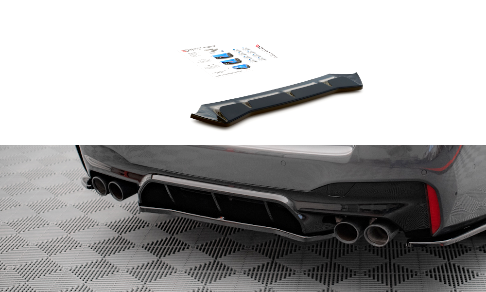 Maxton Design Heckansatz BMW M5 F90 schwarz Hochglanz für BMW M5 F90