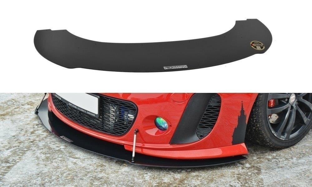 Maxton Design Racing Street+ Spoilerlippe Front Ansatz V.2 passend für SEAT LEON MK2 MS DESIGN