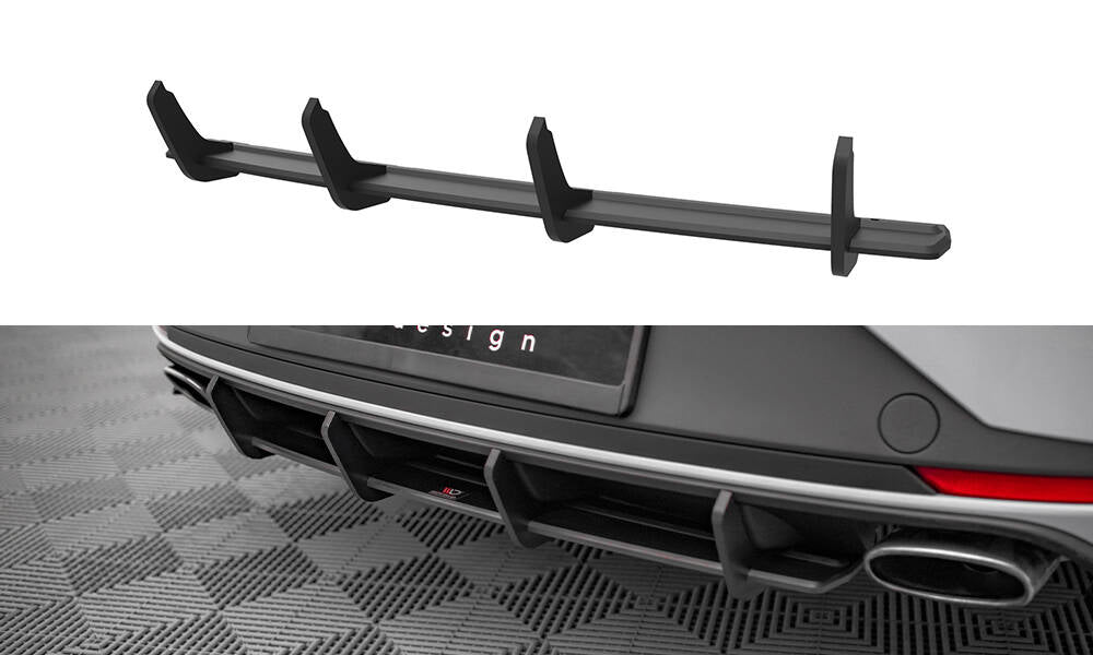 Maxton Design Street Pro Heckschürze passend für Seat Leon Cupra Sportstourer Mk3