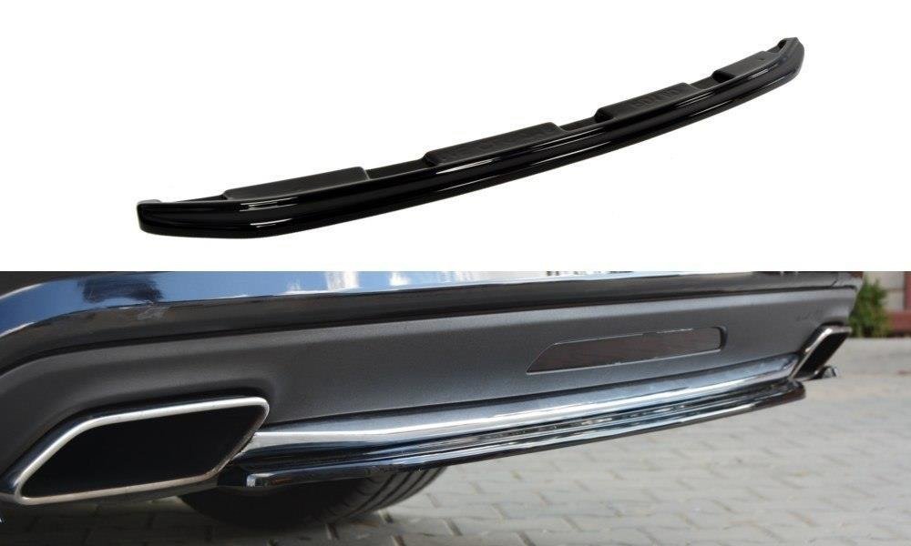 Maxton Design Heckansatz MERCEDES CLS C218 AMG LINE schwarz Hochglanz für Mercedes-Benz CLS C218