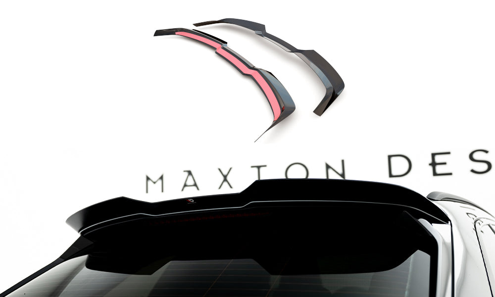 Maxton Design Spoiler CAP V.2 passend für Audi RS6 C8 / C8 Facelift schwarz Hochglanz