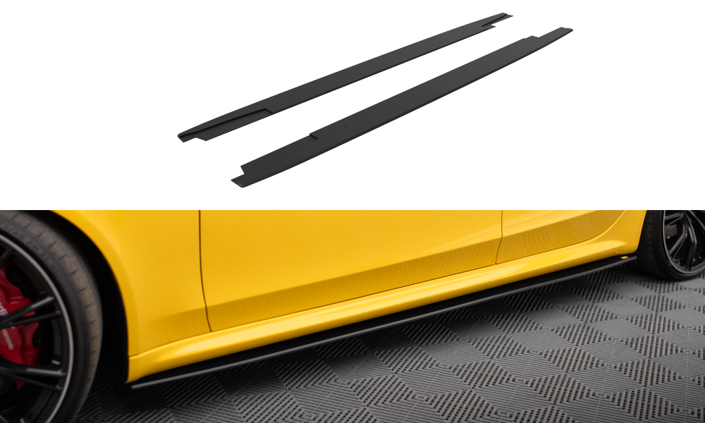 Maxton Design Street Pro Street+ Seitenschweller Leisten passend für Audi RS4 B8