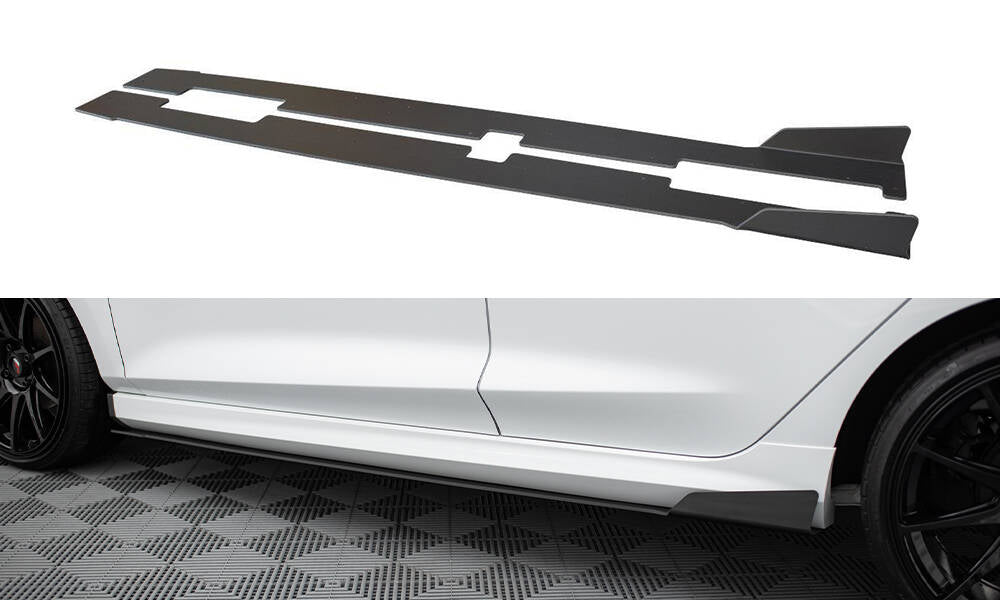 Maxton Design Sport Street+ Seitenschweller Leisten passend für V.1 passend für Ford Fiesta Mk8 ST / ST-Line