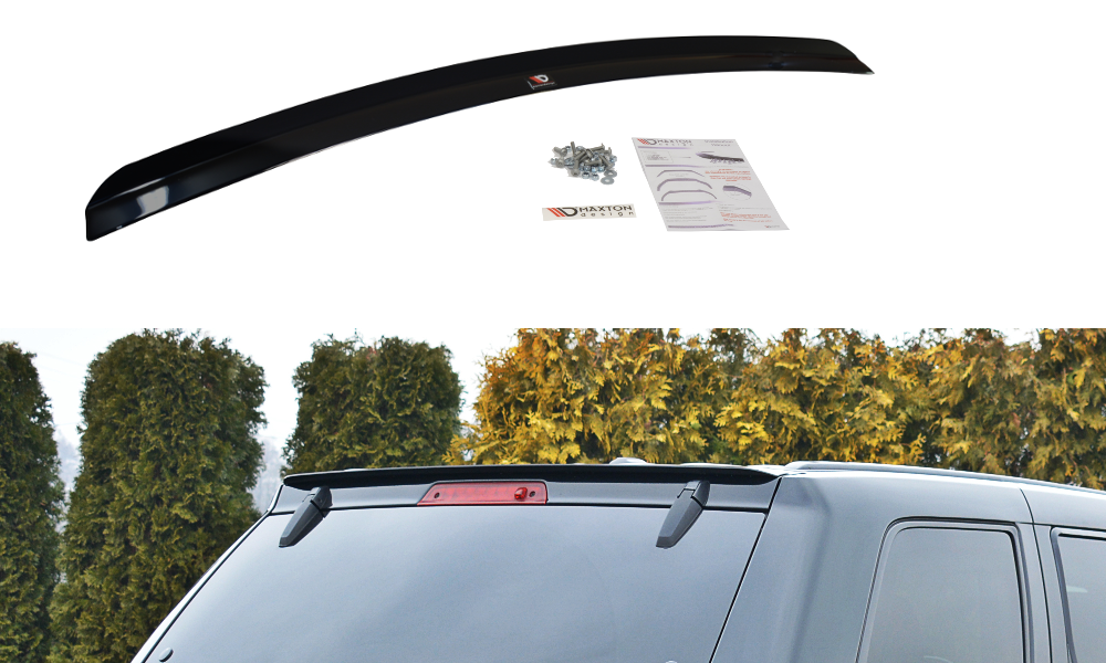 Maxton Design Spoiler CAP passend für JEEP GRAND CHEROKEE WK STR8 schwarz Hochglanz