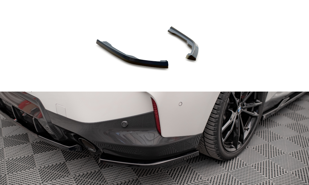 Maxton Design Heck Ansatz Flaps Diffusor V.2 passend für BMW 2 Coupe M-Paket G42 schwarz Hochglanz