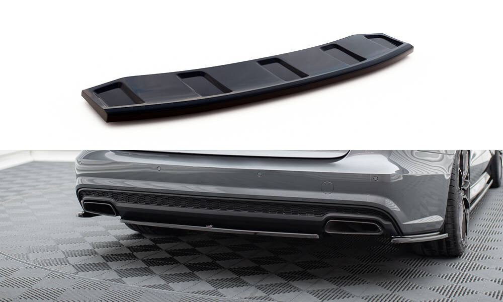 Maxton Design Heckansatz Audi A6 / A6 C7 S-line/ S6 C7 Facelift schwarz Hochglanz für Audi A6