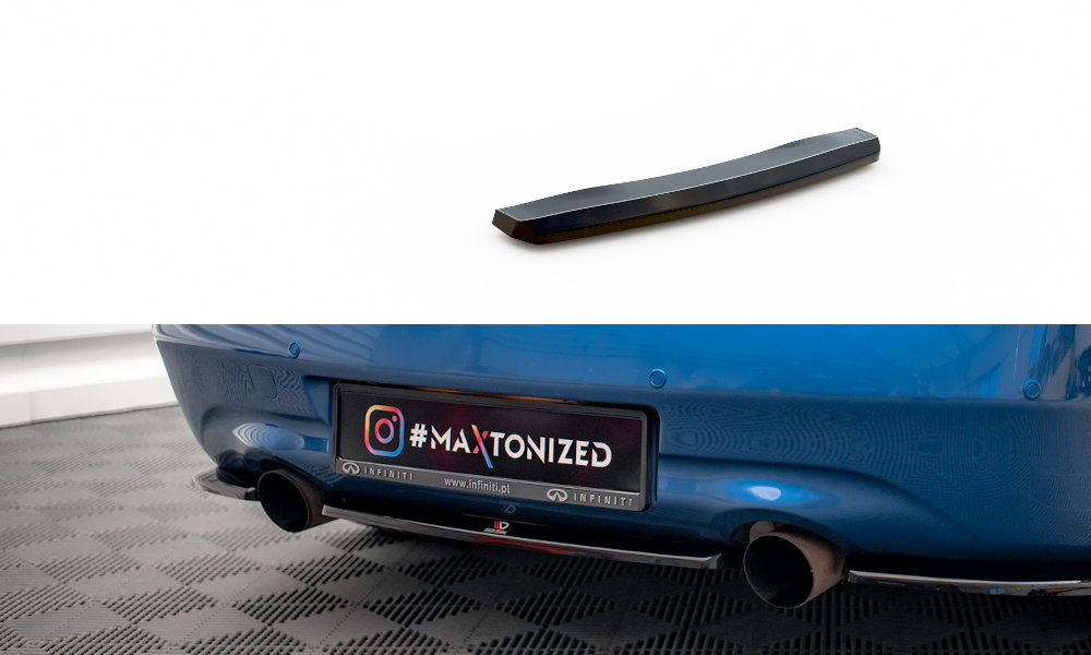 Maxton Design Heckansatz Infiniti G37 Coupe schwarz Hochglanz für Infiniti G37 Coupe