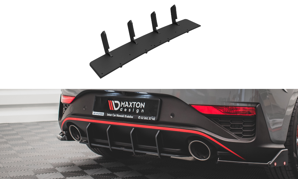 Maxton Design Street Pro Heckschürze passend für Hyundai I30 N Hatchback Mk3 Facelift