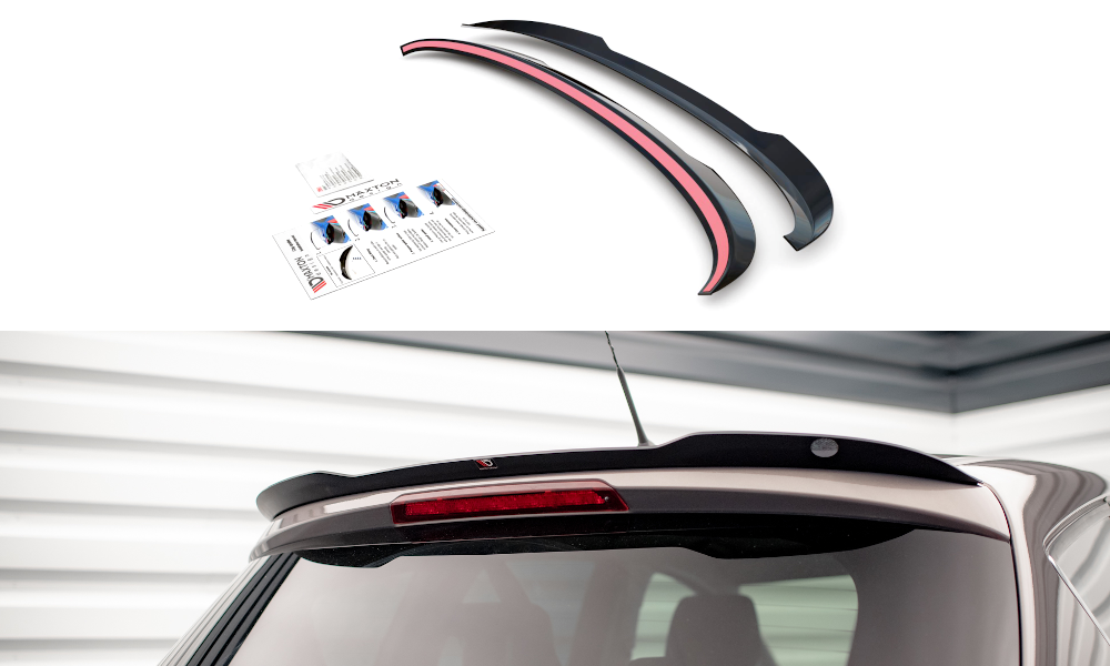 Maxton Design Spoiler CAP passend für Ford C-Max Mk2 schwarz Hochglanz