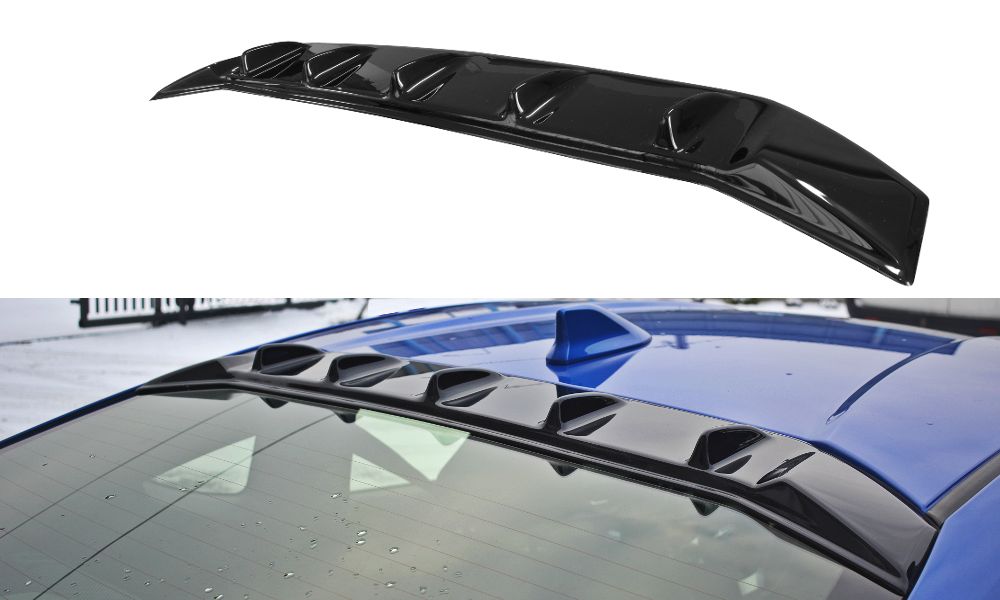 Maxton Design Heckscheiben Spoiler passend für Toyota GT86 Facelift / Subaru BRZ Mk1 Facelift schwarz Hochglanz