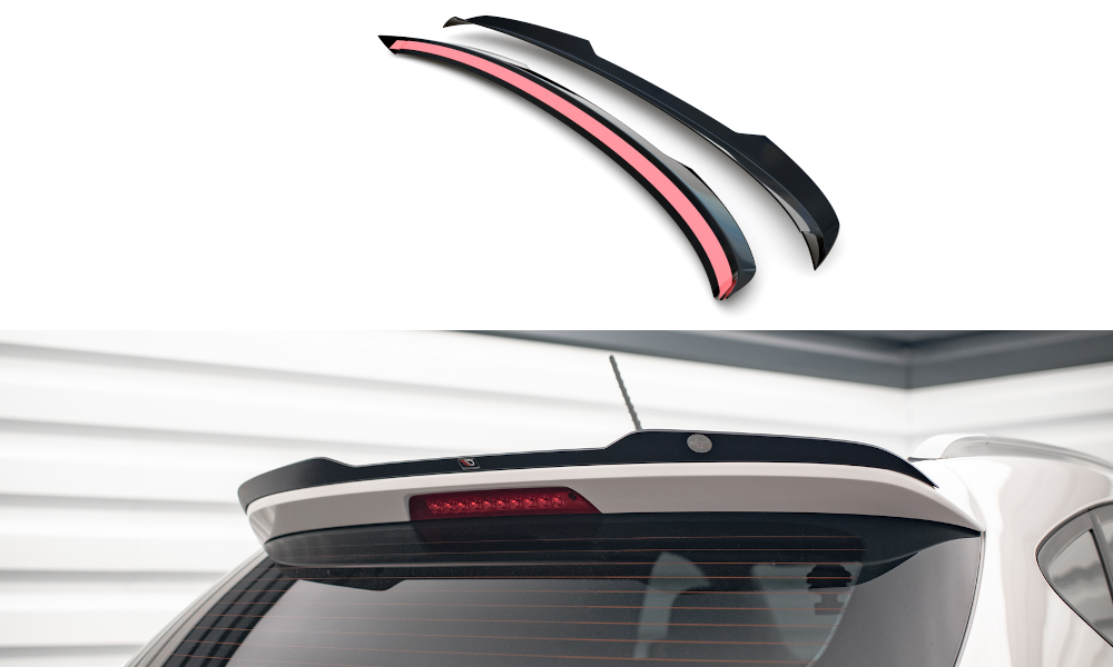 Maxton Design Spoiler CAP passend für Hyundai ix35 Mk1 schwarz Hochglanz