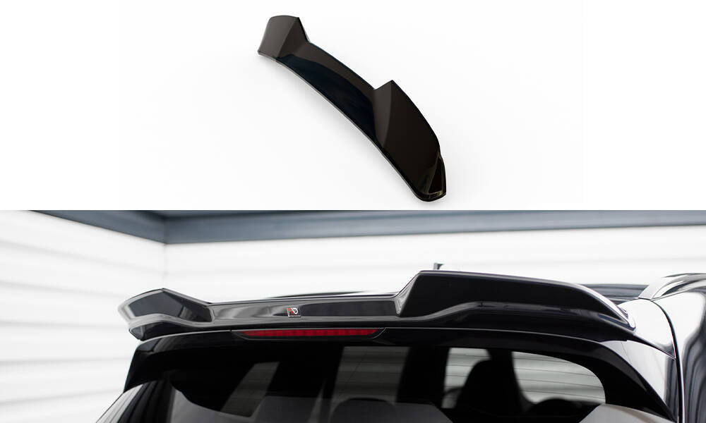 Maxton Design Spoiler CAP 3D passend für BMW X3 M F97 / F97 Facelift schwarz Hochglanz