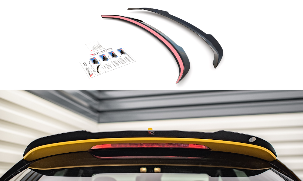 Maxton Design Spoiler CAP passend für Kia XCeed Mk1 schwarz Hochglanz