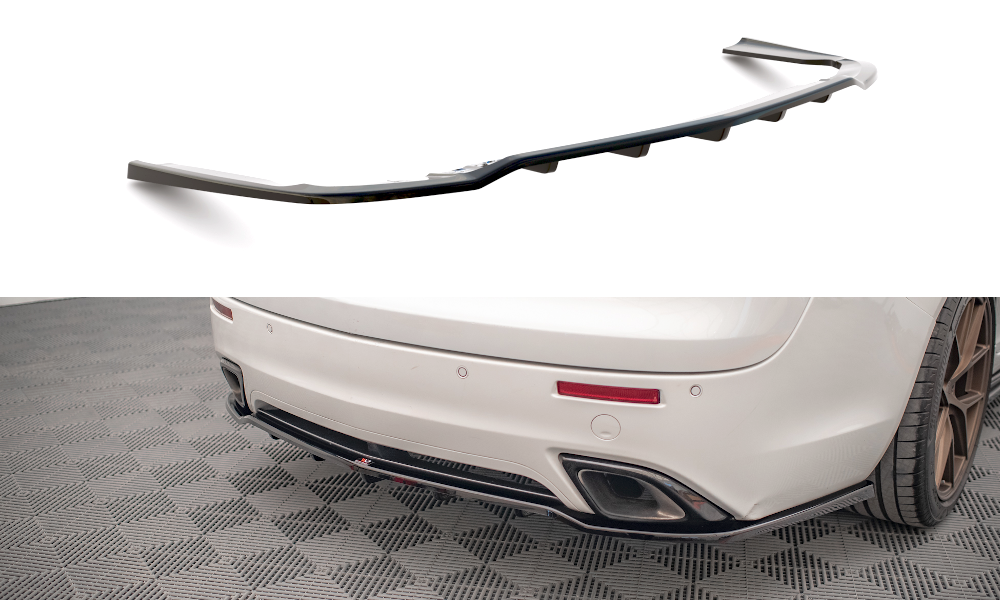 Maxton Design Street+ Mittlerer Diffusor RACE passend für Opel Insignia OPC Mk1 schwarz Hochglanz