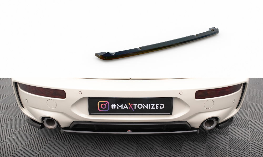 Maxton Design Heckansatz Mini Cooper Clubman John Cooper Works F54 Facelift schwarz Hochglanz für Mini Clubman F54 Facelift