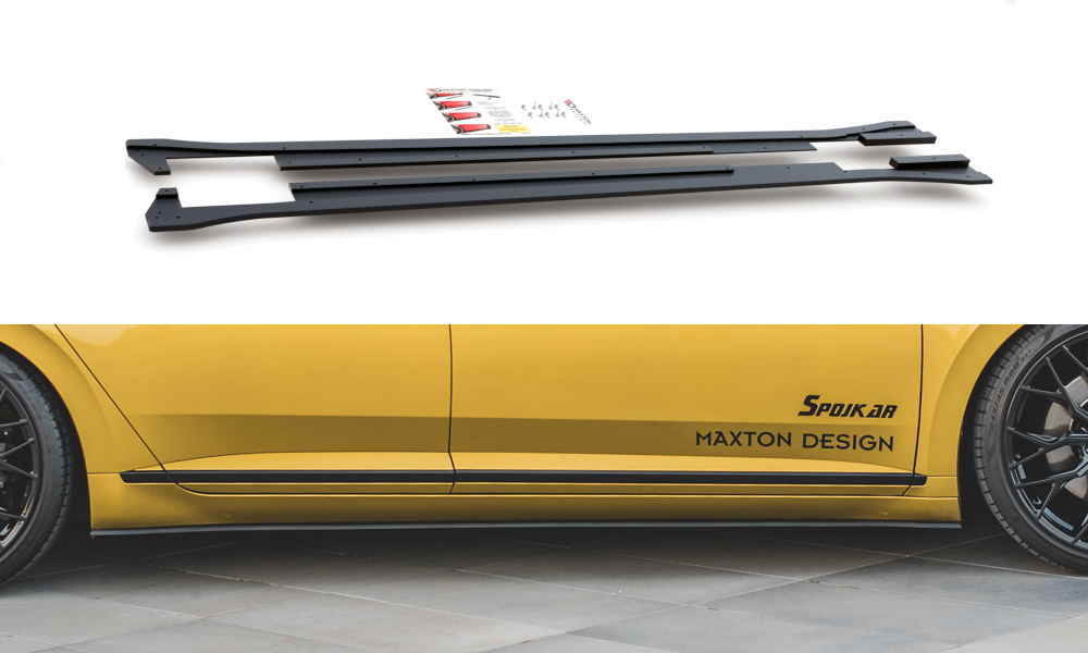Maxton Design Street Pro Street+ Seitenschweller Leisten passend für VW Arteon R-Line Limousine / Shooting Brake Mk1