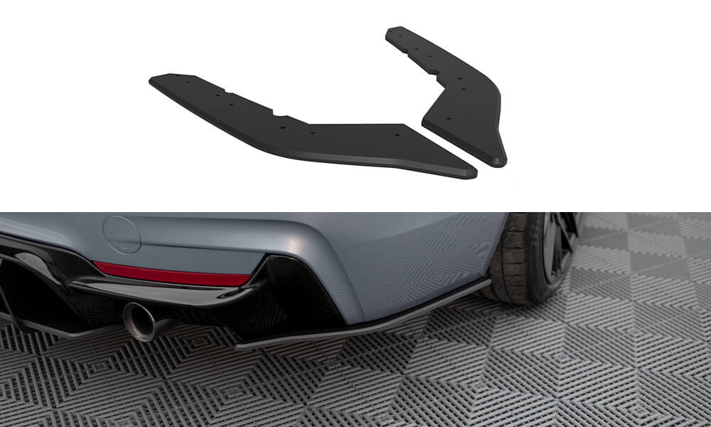 Maxton Design Street Pro Heck Ansatz Flaps Diffusor passend für BMW 4er35i Coupe M-Paket F32