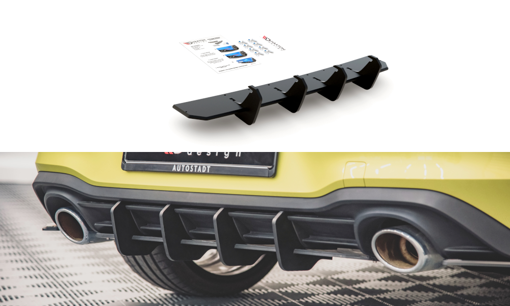 Maxton Design Street Pro Heckschürze V.1 passend für VW Golf GTI Clubsport Mk8