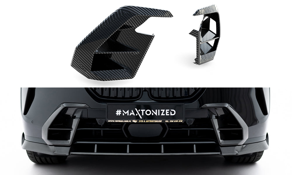 Maxton Design Prepreg Carbon Front Bumper Side Vents BMW X7 M-Paket G07 Facelift für BMW X7 G07 Facelift