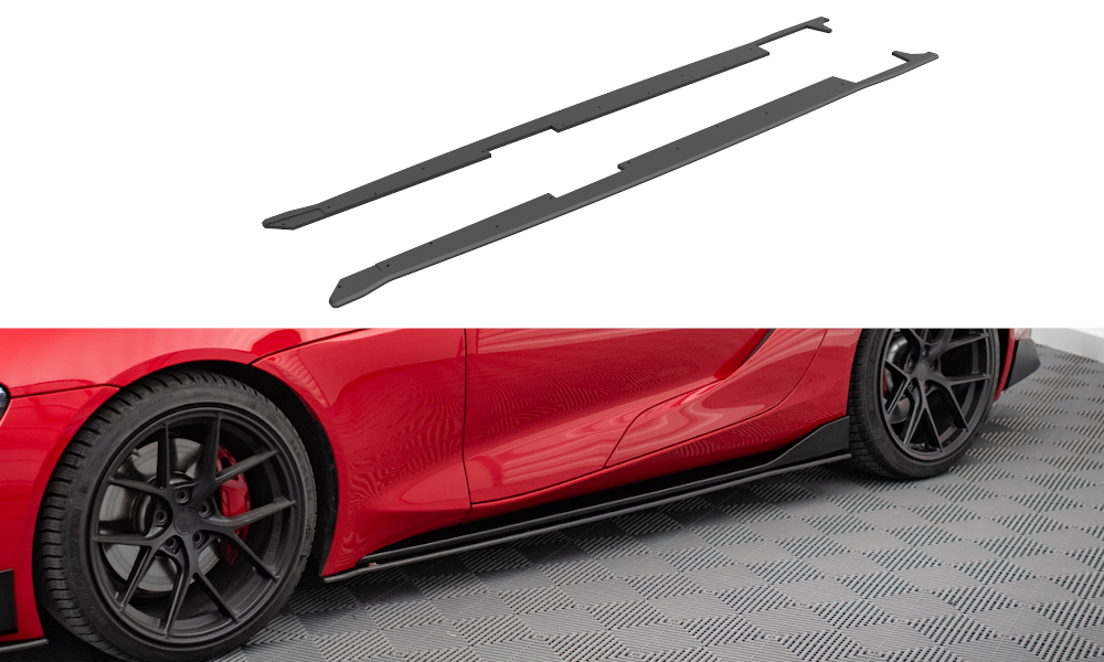 Maxton Design Street Pro Street+ Seitenschweller Leisten passend für Toyota Supra Mk5