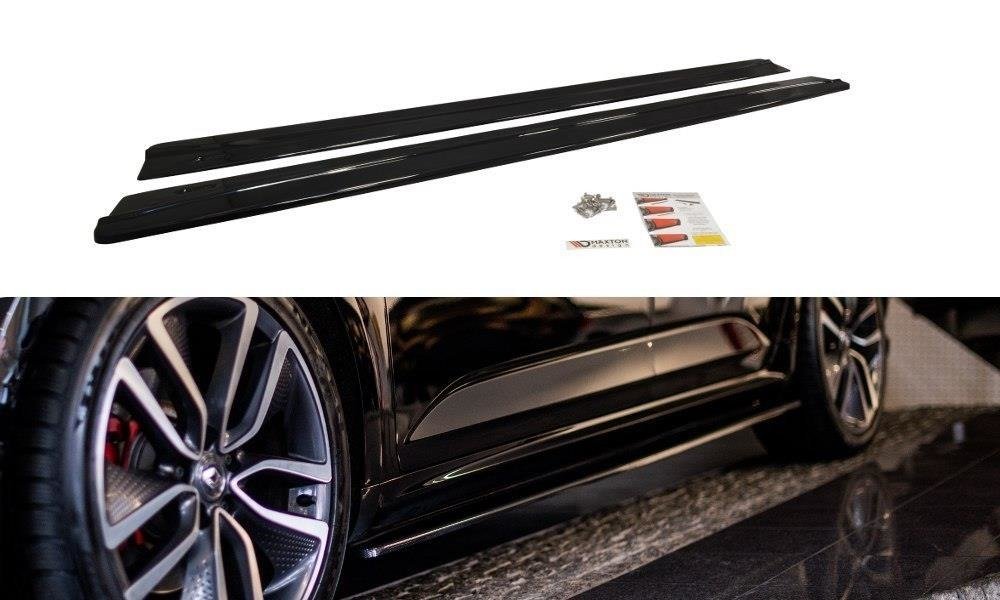 Maxton Design Street+ Seitenschweller Leisten passend für Renault Talisman schwarz Hochglanz