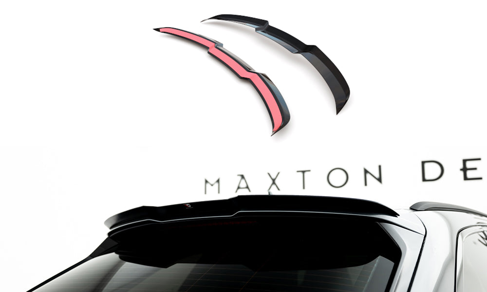 Maxton Design Spoiler CAP V.1 passend für Audi RS6 C8 / C8 Facelift schwarz Hochglanz