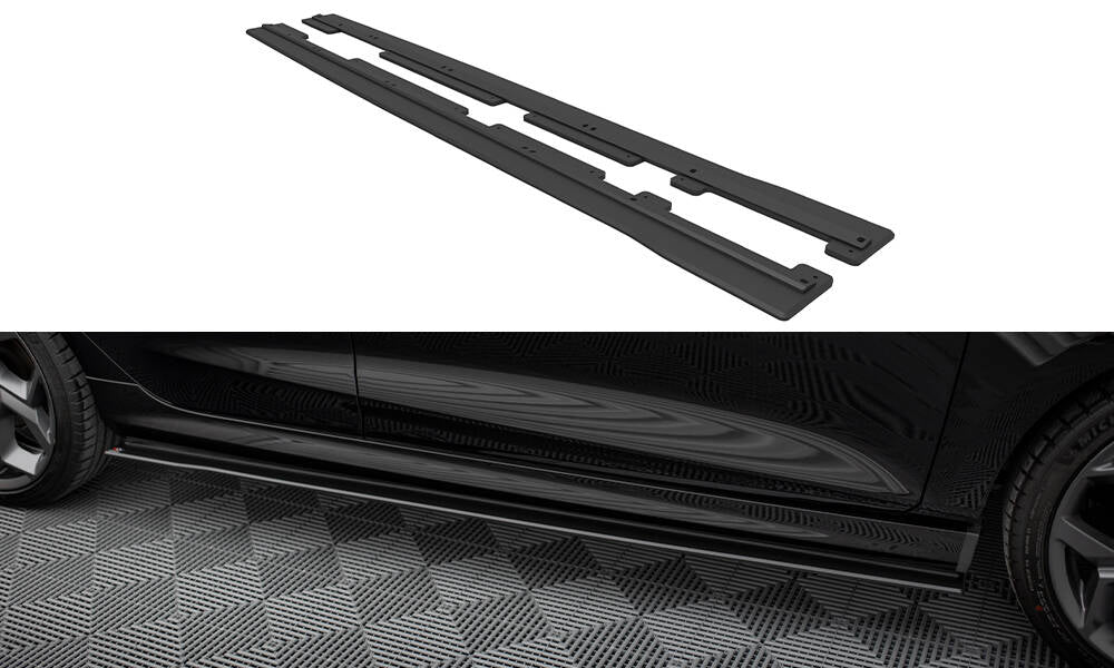 Maxton Design Street Pro Street+ Seitenschweller Leisten passend für Ford Fiesta ST / ST-Line Mk8