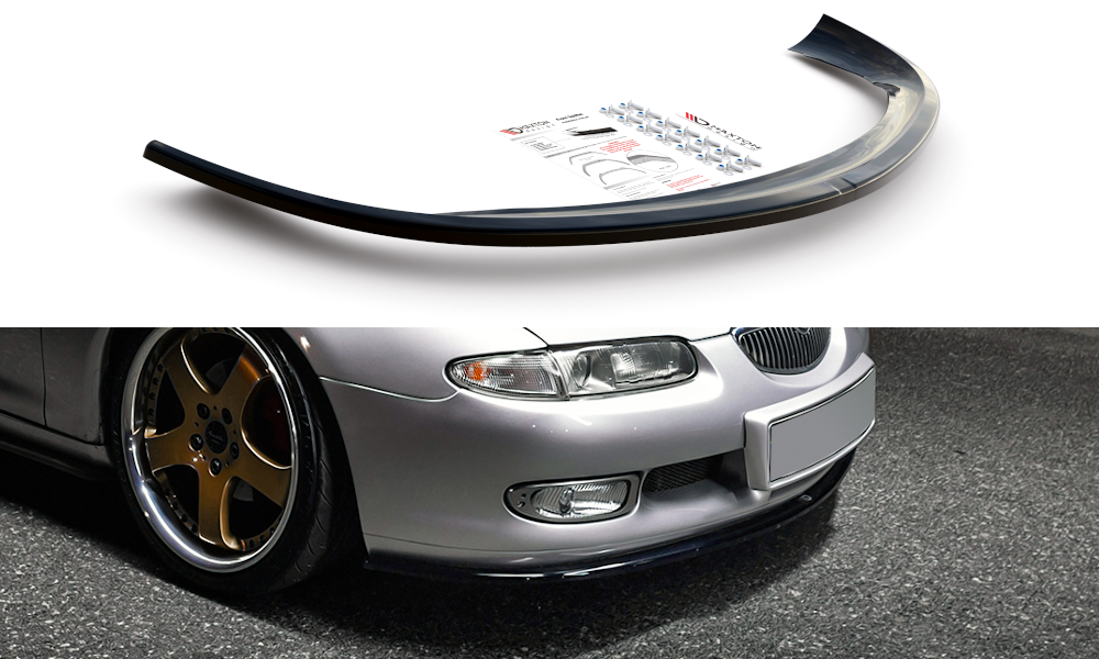 Maxton Design Street+ Spoilerlippe Front Ansatz passend für Mazda Xedos 6 schwarz Hochglanz