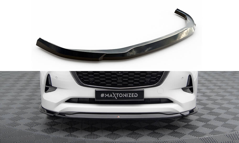 Maxton Design Street+ Spoilerlippe Front Ansatz V.2 passend für Mazda CX-60 Mk1 schwarz Hochglanz