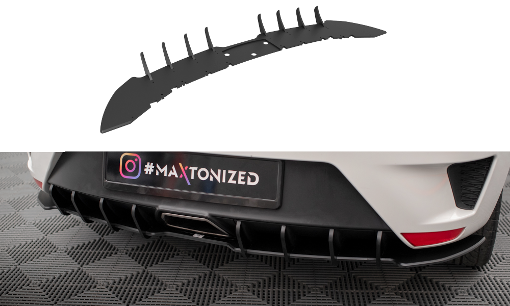 Maxton Design Street Pro Heckschürze passend für Seat Ibiza Cupra Sport Coupe Mk4