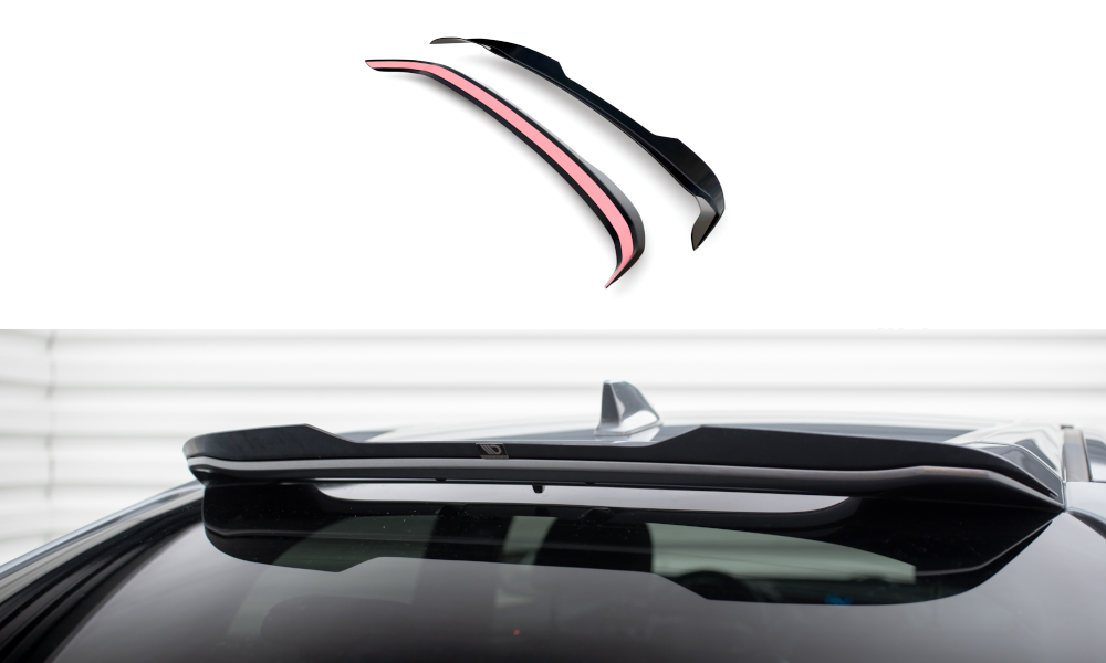 Maxton Design Höher Spoiler CAP passend für Honda Civic Sport Mk 10 schwarz Hochglanz